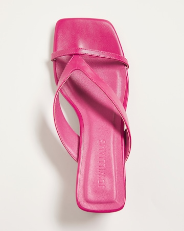 Toe Post Heel Sandal - Extra Wide Fit (EEE)