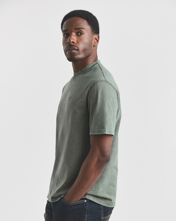 Union Garment Dyed Relaxed Fit T-Shirt- Brown