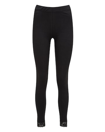 Joe Browns Black Lace Hem Leggings