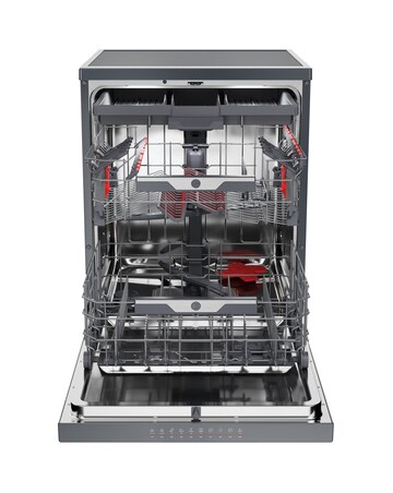 Hoover H-Dish 700 HF 4A4S3PSA-80 14 Place, Full Size WiFi Dishwasher - Graphite