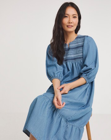 Julipa Pure Cotton Chambray Dress