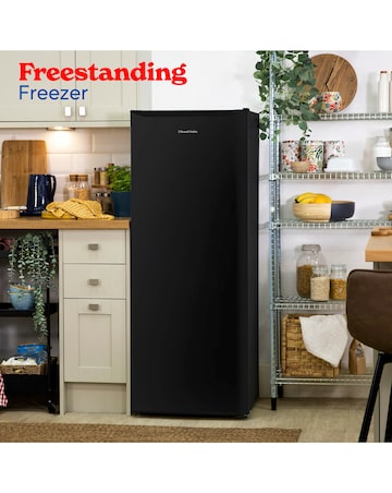 Russell Hobbs RH143FZ552E1B 143cm High Small Upright Freezer - Black - E Rated