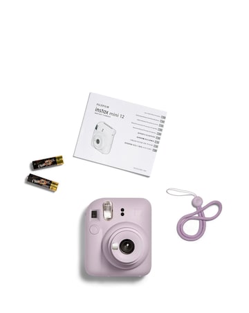 Fujifilm Instax Mini 12 Instant Camera with 20 Shot Film Pack - Lilac Purple