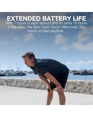 Jlab Epic Open Sport Earbuds- Black