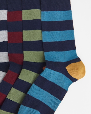 6 Pack Stripe Socks