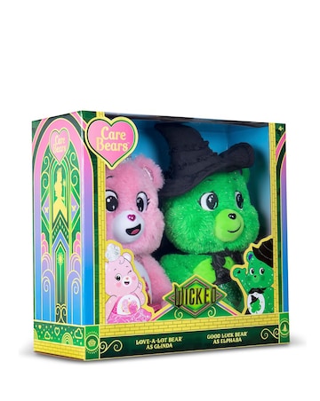 Care Bears x Wicked 30cm Plush 2-Pack Boxed Set
