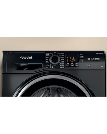 Hotpoint Anti-Stain NSWM 846 BS UK 8kg 1400rpm Washing Machine - Black