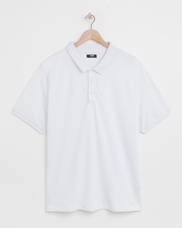 Pure Cotton Pique Polo-White