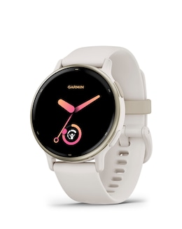 Garmin Venu 3S 41mm Smartwatch - Ivory and Soft Gold with Silicone Band