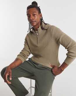 Fisherman 1/4 Zip Knitted Jumper