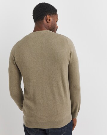 Lyle & Scott Green Classic Cotton Merino Jumper