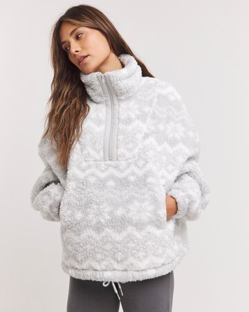 Pretty Secrets Fair Isle Snuggle Top
