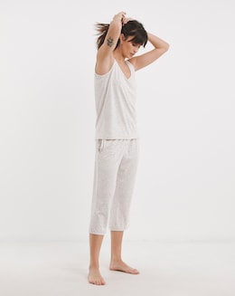 Pretty Lounge Moon &amp; Star Print Culotte Set