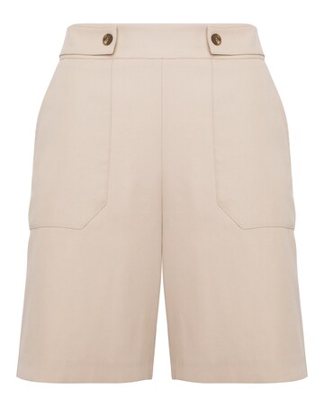 Stone Twill Bermuda Shorts