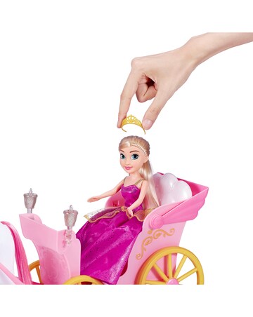 Sparkle Girlz 10.5-inch Princess Doll with Unicorn & Carriage