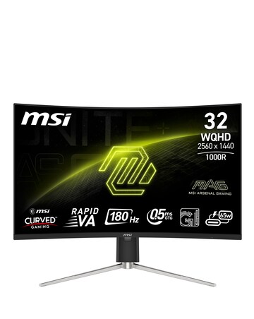 MSI MAG 325CQRF QD E2 32in WQHD 180Hz HDR AI Vision Curved Gaming Monitor
