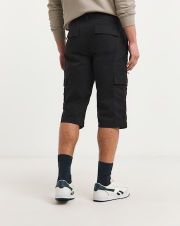 3/4 Length Twill Cargo Short