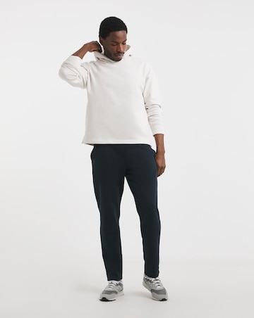 Open Hem Oversized Hoodie- Light Stone