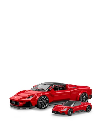 Mattel Brick Shop Hot Wheels Maserati Mc20 Building Toy Kit