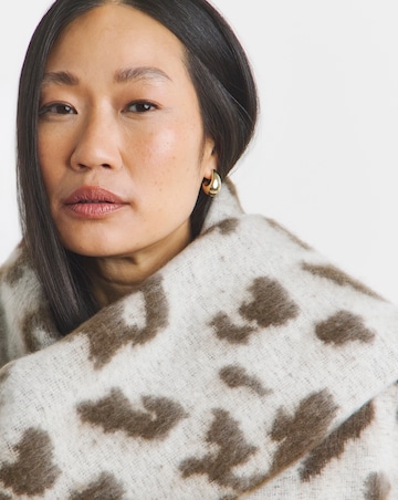 Cow Print Blanket Scarf