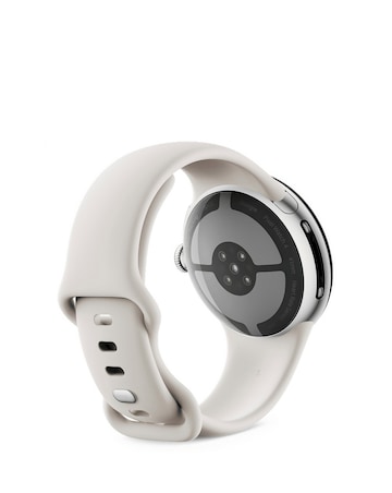 Google Pixel Watch 4 Wi-Fi 41mm - Porcelain/Silver