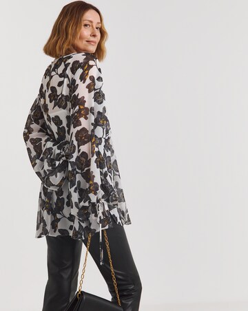 Joanna Hope Tie Sleeve Blouse