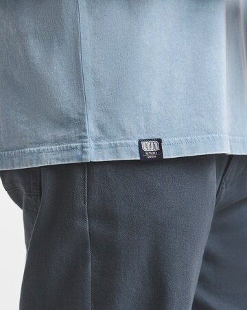 Union Garment Dyed Relaxed Fit T-Shirt- Blue