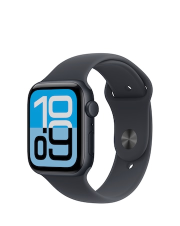 Apple Watch SE 3 GPS 44mm - Midnight Aluminium/Midnight Sport Band - M/L