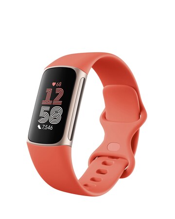 Fitbit Charge 6 Smart Watch Coral / Champagne Gold