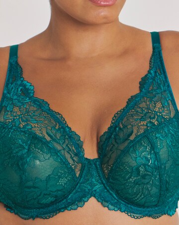 Pretty Secrets (2 Pack) New Ella Full Cup Wired Bras (C-J) Teal/Ivory