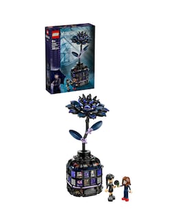 LEGO Wednesday Black Dahlia Flower Halloween Gift, Room Decor 76784