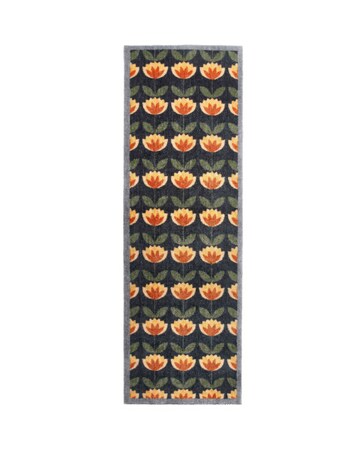 My Mat Retro Floral Washable Runner