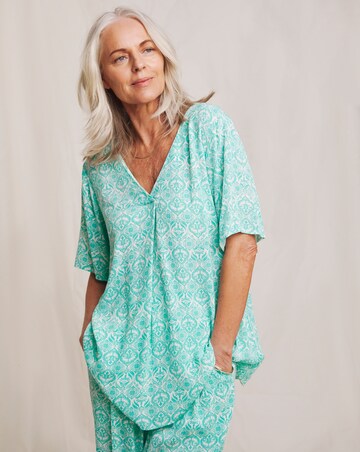 Julipa V Neck Crinkle Top