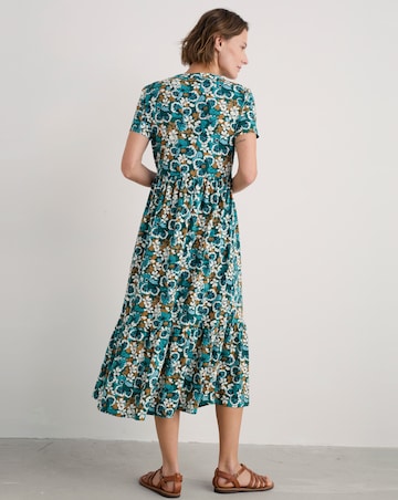 Seasalt Cornwall Rainette Dress Spring Geraniums Pine Shoots