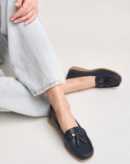 Samara Leather Loafers Extra Wide EEE Fit