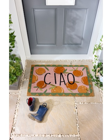 My Mat Ciao Oranges Coir Doormat