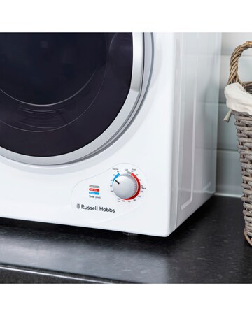 Russell Hobbs RH3VTD800 2.5kg Compact Vented Tumble Dryer - White