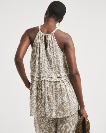 Crinkle Halter Top