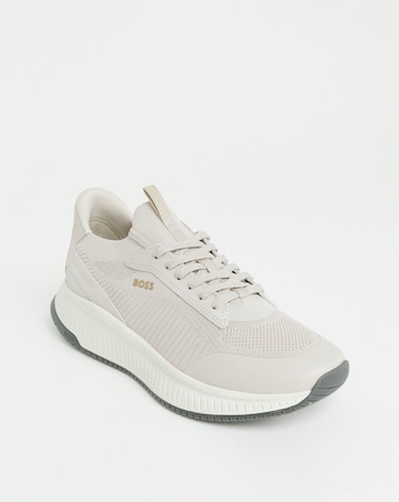 BOSS Titanium Trainer - Light Beige