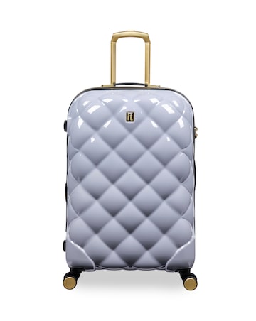 IT Luggage St Tropez Trois Medium Suitcase - Silver