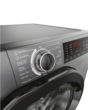 Hoover H-WASH 350 H3WPS4106TAMBR80 10kg Washing Machine - Grey + installation