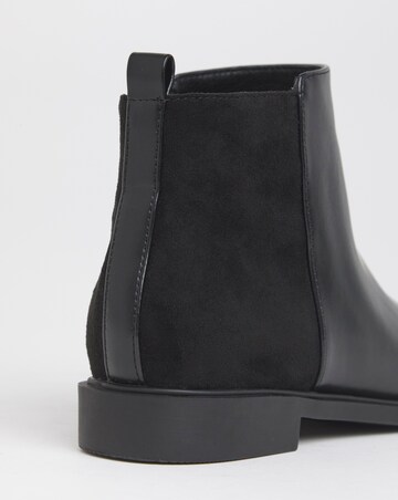 Ruth Classic Mixed Material Ankle Boots - Standard Fit (D)