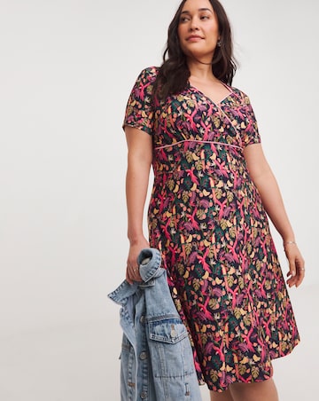 Joe Browns Perfect Parrot Jersey Midi Dress