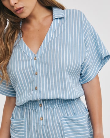 Cheese Cloth Beach Playsuit