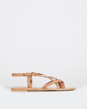 Leather Gladiator Style Sandal EEE Fit