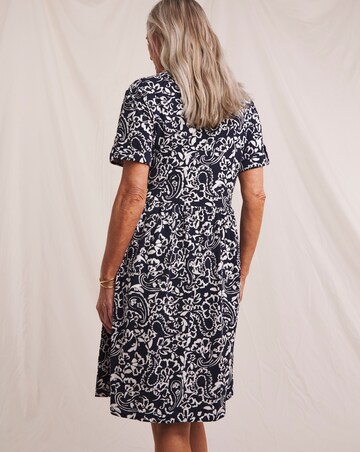Julipa Turn Up Cuff Pure Cotton Dress