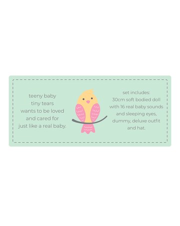 12-Inch Teeny Tiny Tears Baby with 16 Sounds