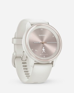 Garmin Vivomove Sport Smart Watch - Ivory with Silicone Band