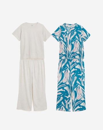 Pretty Secrets Value 2 Pack Culotte Pyjama Sets