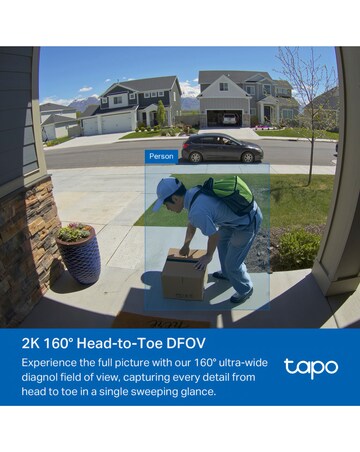 TP-Link Tapo D210 2k Video Doorbell With Chime